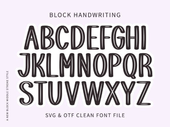 Block Handwriting: A Fresh, Handcrafted Font for Bold Designs