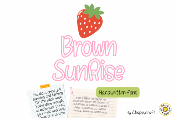 Brown Sunrise: A Practical Review of This Handwritten Font