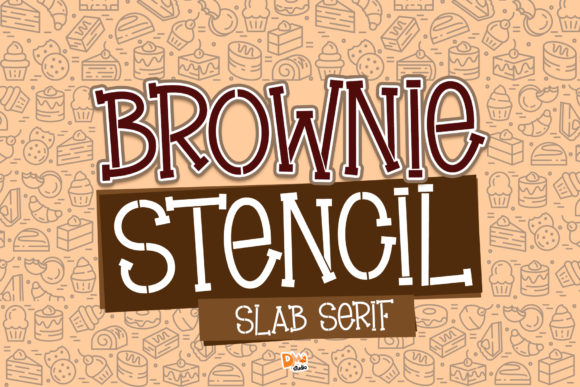 Brownie Stencil: A Slab Serif Font for Fun Projects