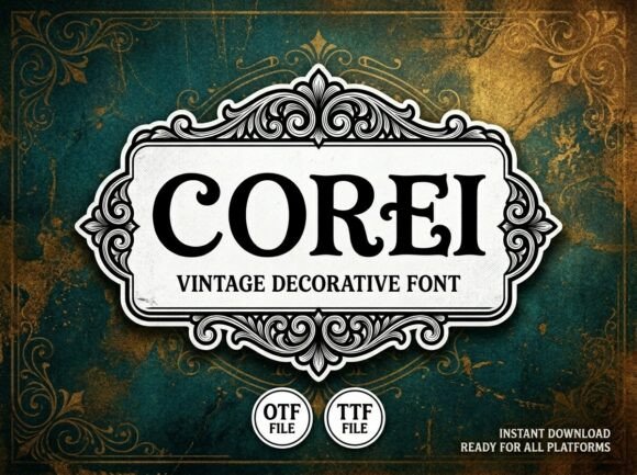 Corei: A Comprehensive Guide to the Decorative Display Typeface