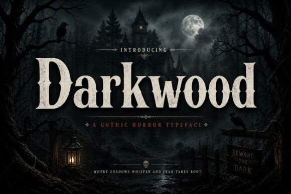 Darkwood: The Bold Vintage Display Font for Powerful Design