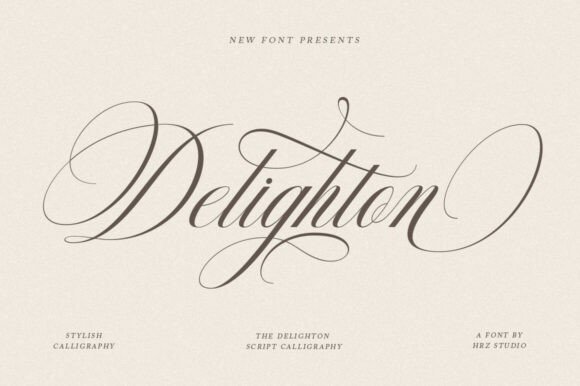Delighton Script: Stylish Elegance for Modern Projects