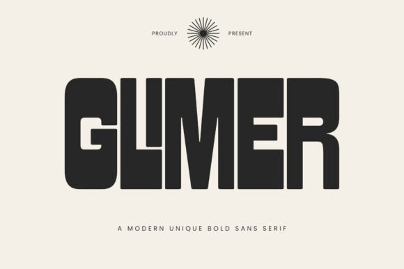 Glimer: The Bold Sans Serif Font for Modern Design