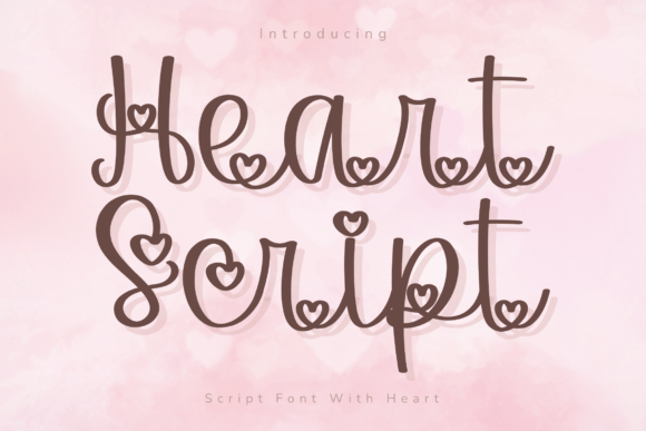 Heart Script: A Handwritten Font with a Playful, Romantic Edge