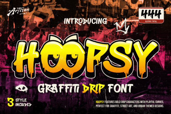 Hoopsy: Capturing the Urban Pulse in Modern Typography