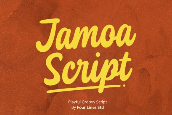 Jamoa Script: The Font Capturing the Authentic, Playful Branding Trend