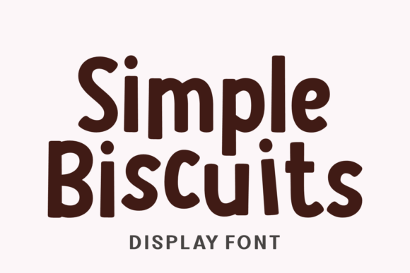Simple Biscuits: A Joyful Font for Modern Design