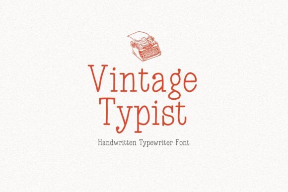 Step Back in Time with Vintage Typist Font